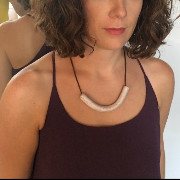 Anthropologie Jewelry - Ceramic U Necklace